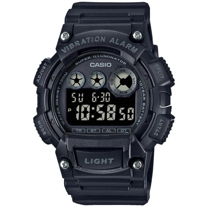 Montre casio homme bracelet hot sale caoutchouc