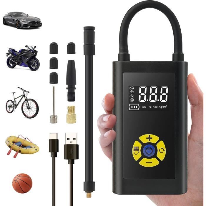 AUTDER Compresseur d'air 21 V, pompe à pneu sans fil 180 psi avec