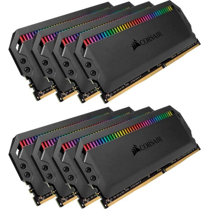 Vente Memoire PC Corsair Mémoire CMT64GX4M8Z3600C16 module de mémoire 64 Go DDR4 3600 MHz pas cher Vente Memoire PC Corsair Mémoire CMT64GX4M8Z3600C16 module de mémoire 64 Go DDR4 3600 MHz pas cher