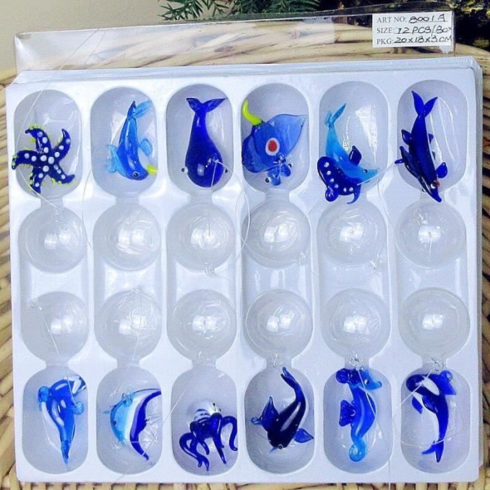 Decoration De Table Centre De Table LZZJ3 Floating glass bubble fish