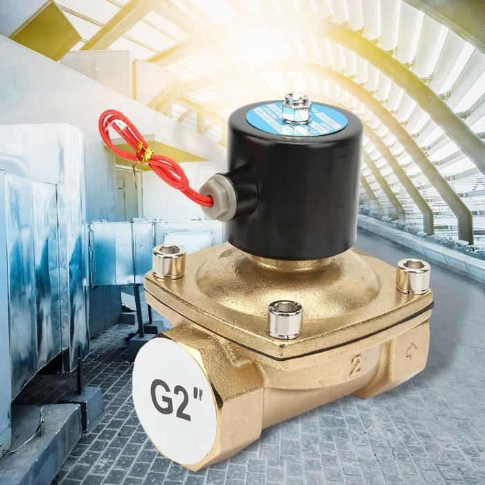 Électrovanne à eau normalement fermée YOSOO - Laiton - Connexion