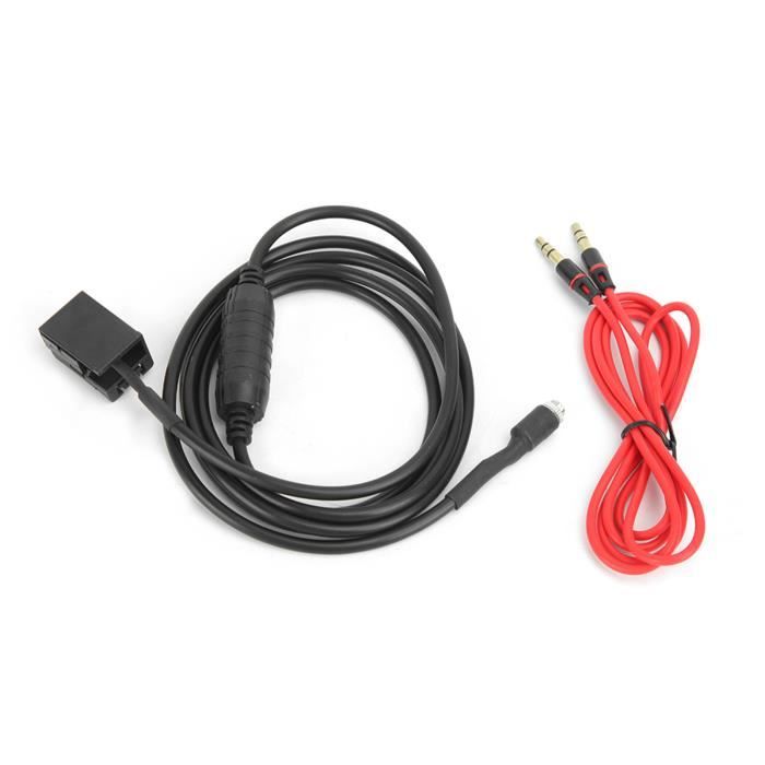 Câble Adaptateur AUX 3,5mm Pour Autoradio BMW - Modèles E39, E53 (X5), E60, E61 - 1,5m - Neuf