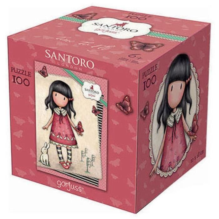 Cube de puzzle 100 pièces Educa Gorjuss Santoro multicolore