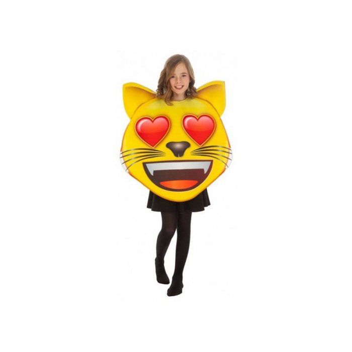 Costume Officiel Emoji Chat Coeur Enfant Taille Unique Deguisement Emoticone Achat Vente Accessoire Deguisement Cdiscount