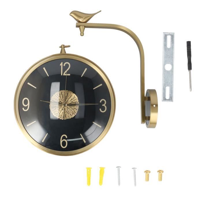 Horloge Murale Décorative ENCOFT 70x70 Cm Avec Effet Diamant - Design Moderne Et épuré Pour Votre Intérieur