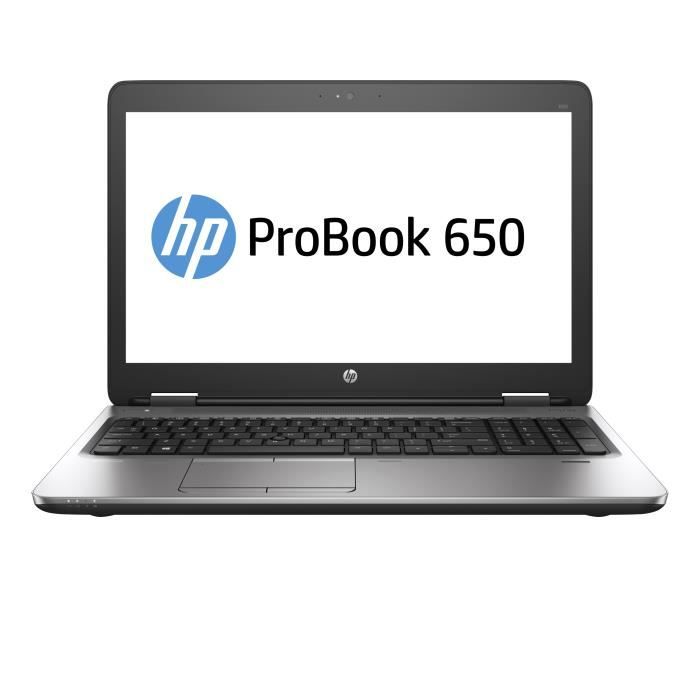 HP ProBook 650 G2 Intel® Core™ i5 de 6eme génération 24 GHz 396 cm (15.6) 1366 x 768 pixels 4 Go 256 Go - Hewlett packard