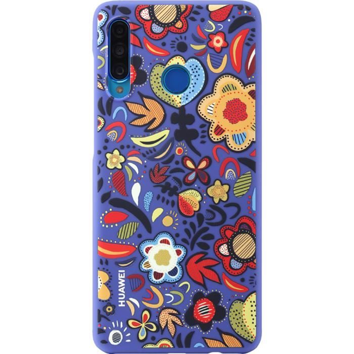 Huawei Coque P30 Lite Fleuris Multicolores - vue 2