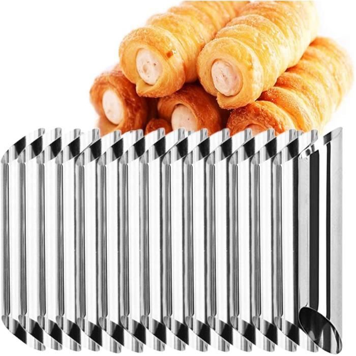 Cone Inox Lot De 10 Moules À Pâtisserie En Forme De Corne De Crème En Acier Tube Inox