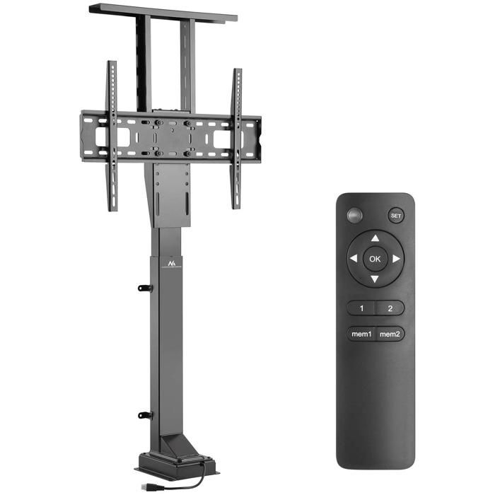 Support TV - Maclean - MC-866 - Réglable en hauteur - Charge max 50kg - VESA 600x400