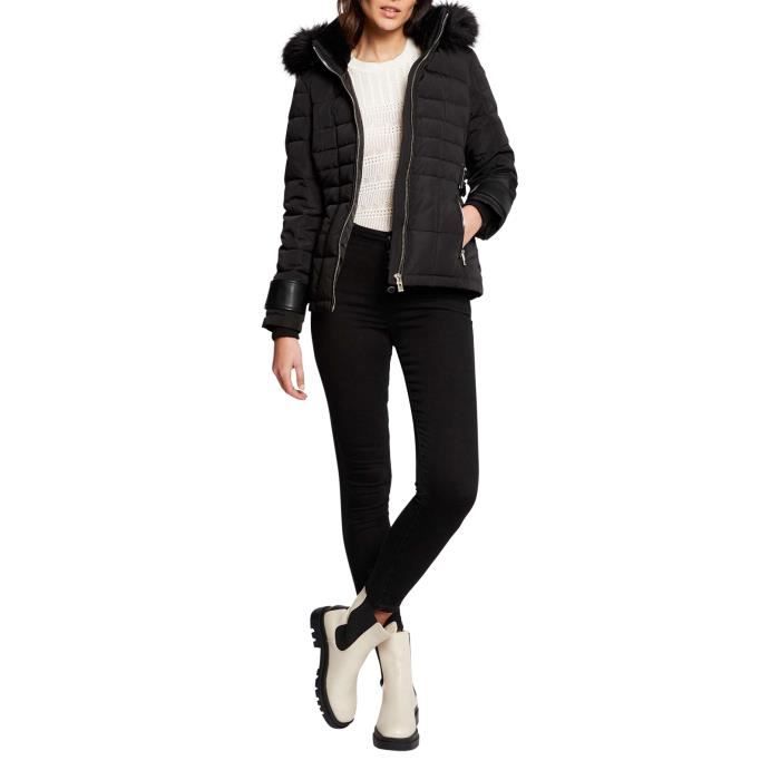 Doudoune matelassee Morgan Femme Ski Noir Noir Cdiscount Sport