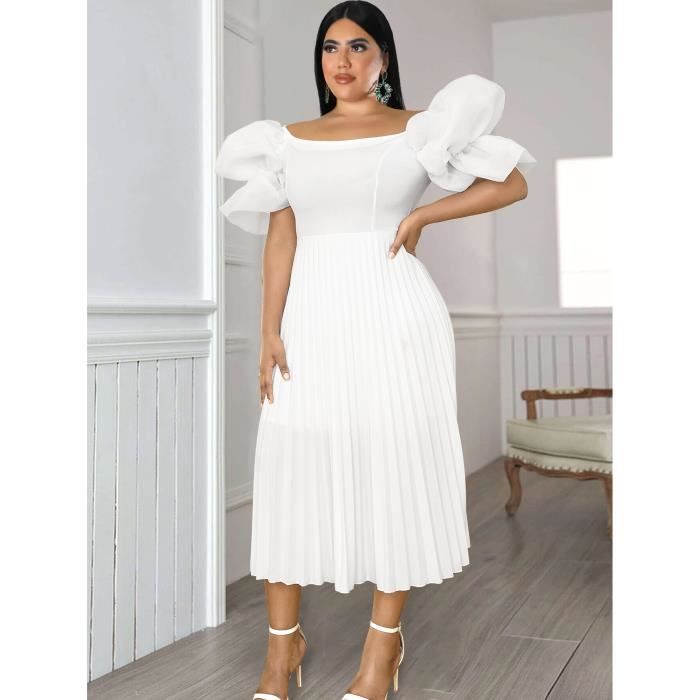 Robe mi longue discount mariage