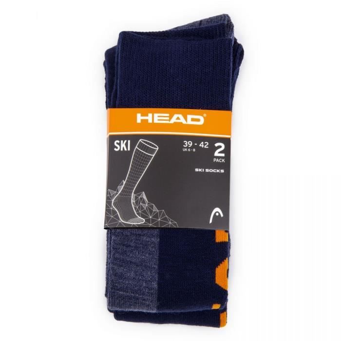HEAD Chaussettes de Tennis Lot de 2 Mixte