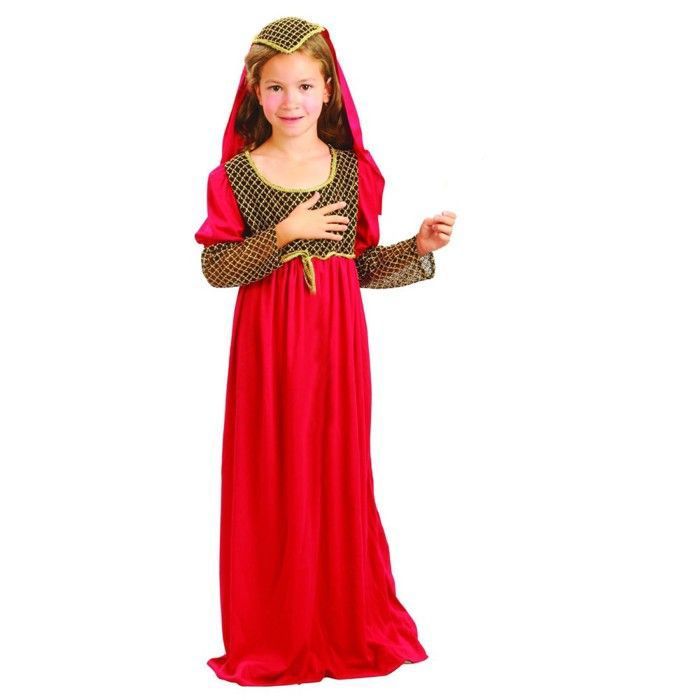 Costume Juliette Rouge Deguisement Enfant Carnaval Anniversaire Fete Halloween Cdiscount Jeux Jouets