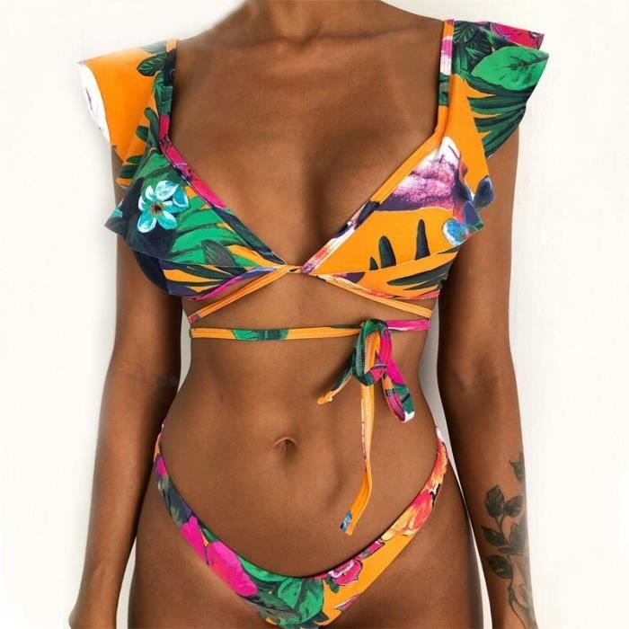 MAILLOT DE BAIN,Maillot De Bain Vert Serpentine Pour Filles, Ensemble