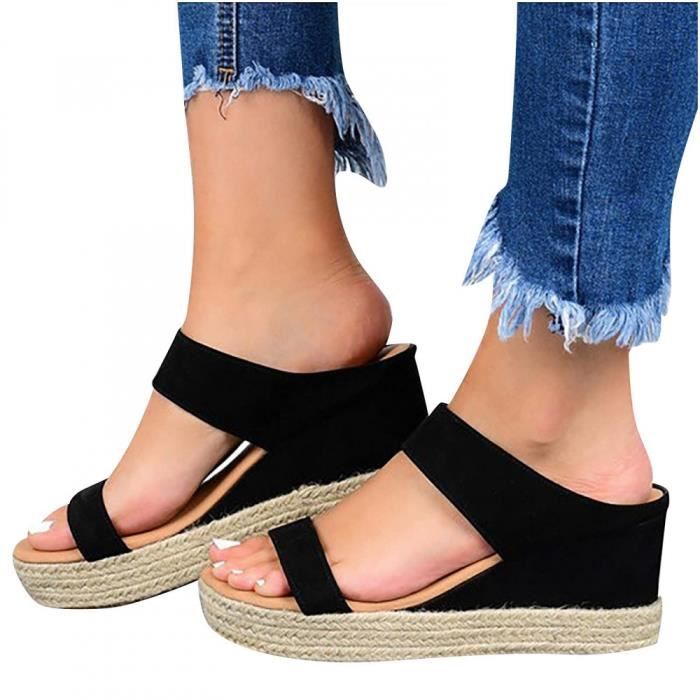Cdiscount sandales top femme compensees