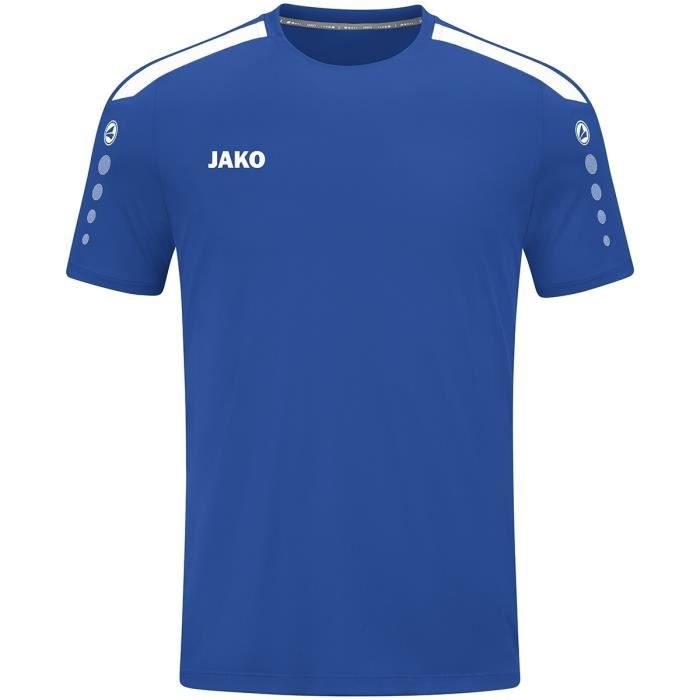Maillot Jako Team Enfant – Bleu, Taille 140, Manches Courtes, Keep Dry, 100% Polyester