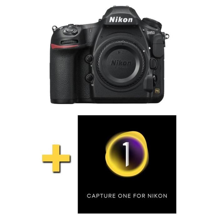 NIKON D850 NU Garanti 3 ans + Logiciel Capture One 21 Nikon