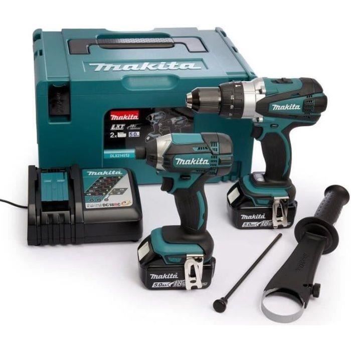Destockage Combopack Perceuse + Visseuse à chocs sansfil 18V MAKITA