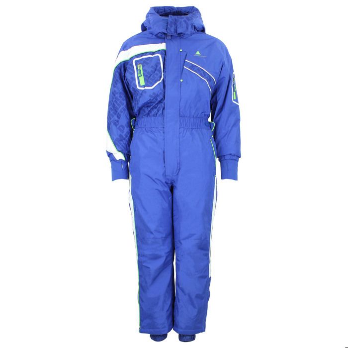 Combinaison de ski enfant Peak Mountain Ecombo bleu royal 8 ans Cdiscount Sport