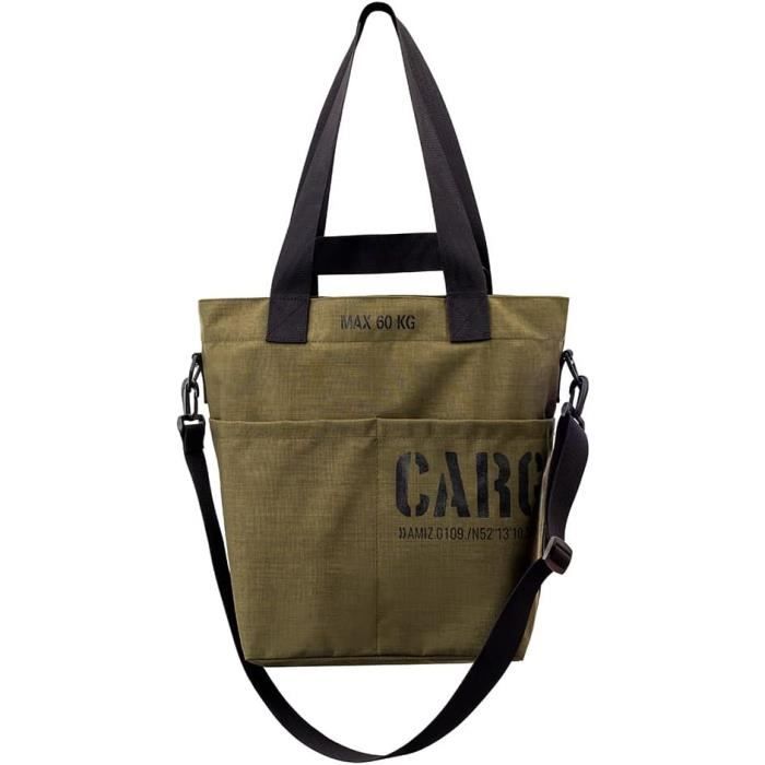 Sac Bandoulière En Toile - Fourre-tout Décontracté - Grande Capacité 36.5L - Bandoulière Réglable - 5 Couleurs