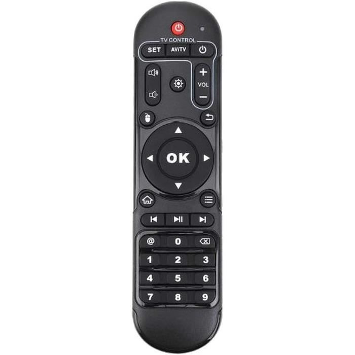 Télécommande Universelle Pour TV Box Android X96 - Compatible X96Q, X96mini, X96MAX, Infrarouge 10m