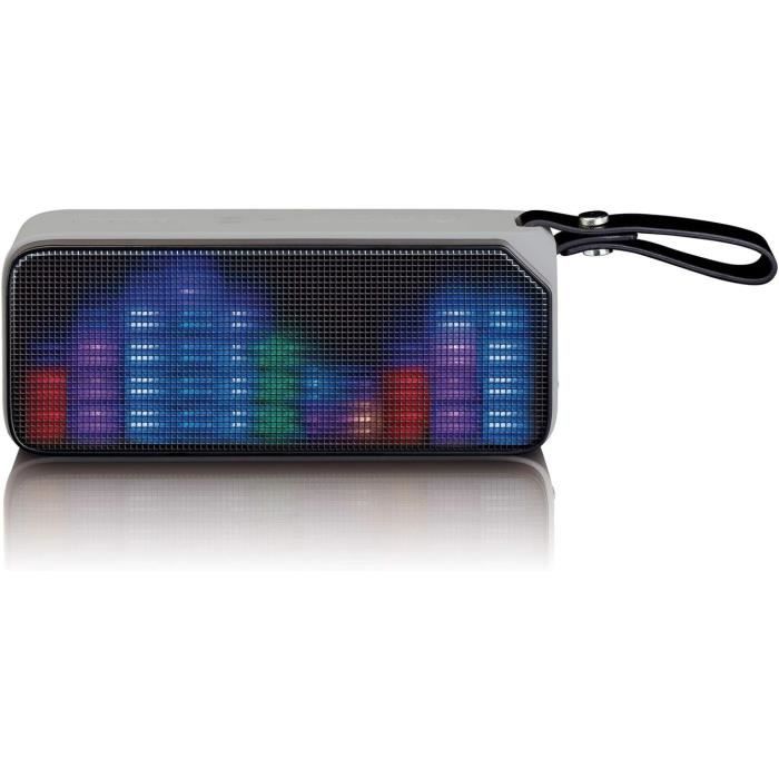Enceinte Bluetooth Portable G200 Avec Lumière RVB - Magnétique Et Multicolore