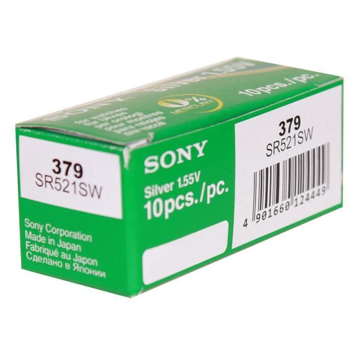 Pile Bouton Pile Pour Montre Sr527 (1Pc/Bl