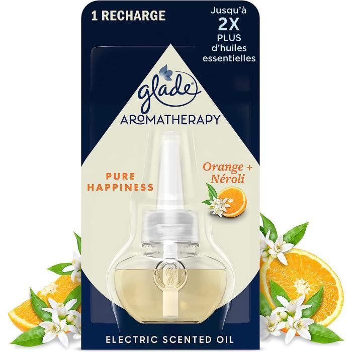 Glade Aromatherapy Electric Scented Oil Recharge parfum Pure Happiness