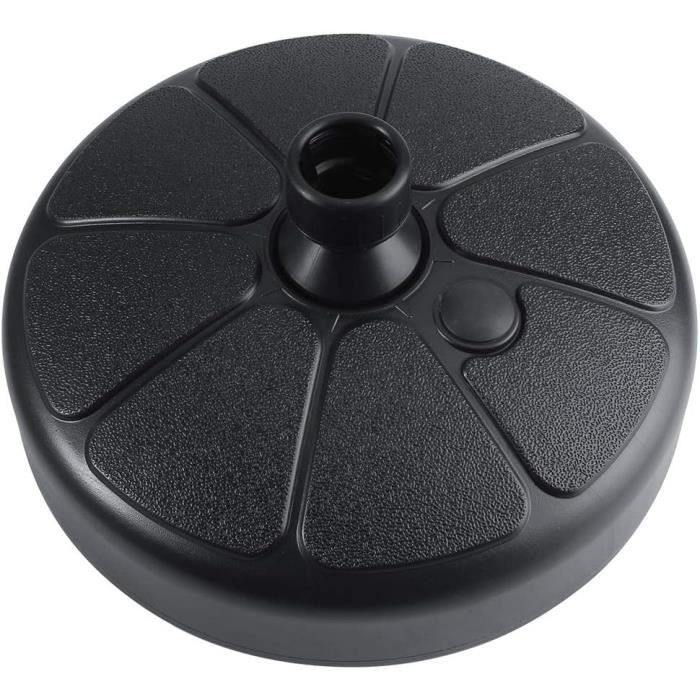 RAM Pied De Parasol Ultra Résistant Effet Rotin 42 Cm - Base 10 Kg Avec Ajusteur