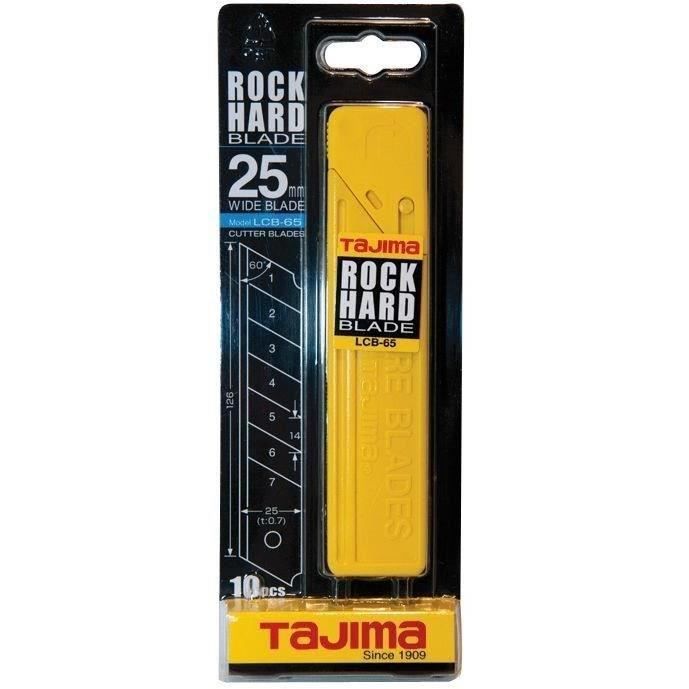 Lames de cutter - TAJIMA - 25 mm - lot de 10