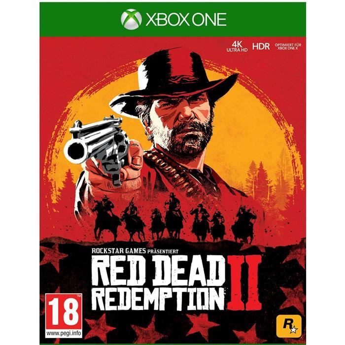 Red Dead Redemption 2 Jeu Xbox One + 1 Porte Clé