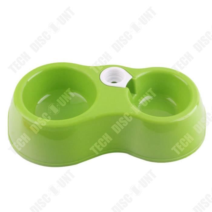 Comparer les prix de Distributeur de croquettes - TD® - Moyen - Antidérapant - 1200ML - Vert