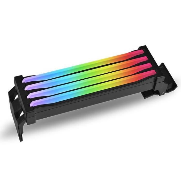 Thermaltake S100 DDR4 Memory Lighting Kit - Capot RGB pour 4 barrettes de RAM DDR4 ( Catégorie : Mémoire PC )