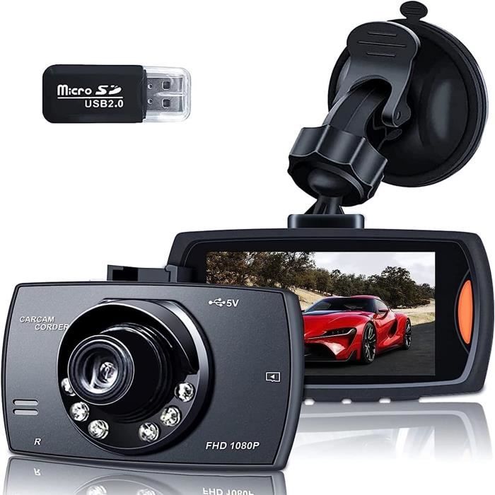 Camera Embarquée Sport Pro Hd 720p Voiture Boite Noire 8 Go Vision De Nuit  Auto Yonis à Prix Carrefour