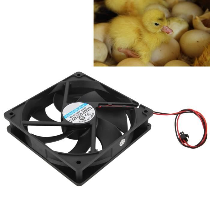 Meilleurs prix pour Ventilateur à température uniforme - VGEBY - Incubateur 12V - Faible bruit - Installation facile - Durable
