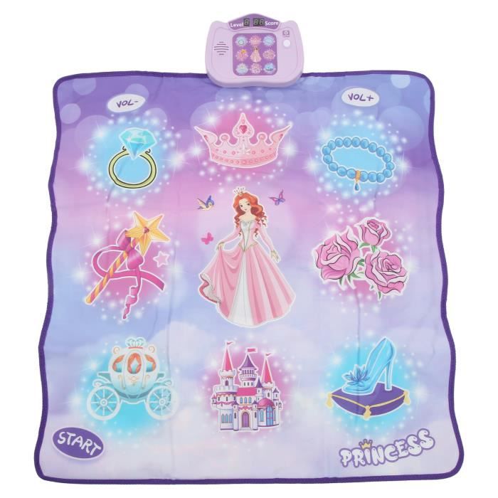 Tapis De Danse LED Bluetooth Pour Enfants 3-12 Ans - 2 Joueurs, 9 Niveaux, Lumière Musicale