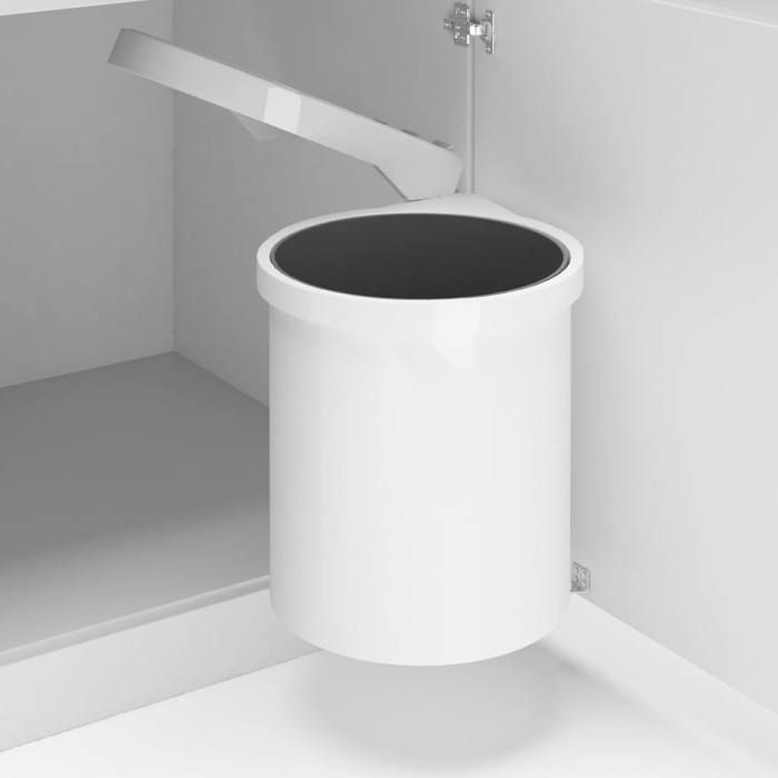 vidaXL Poubelle Intégrée de Cuisine Poubelle dArmoire Poubelle Encastrée Déchets Ordures Recyclage Maison Intérieur 51174
