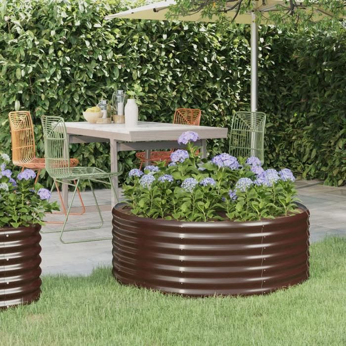 vidaXL Lit surélevé de jardin vidaXL 100x100x36 cm - vue 2