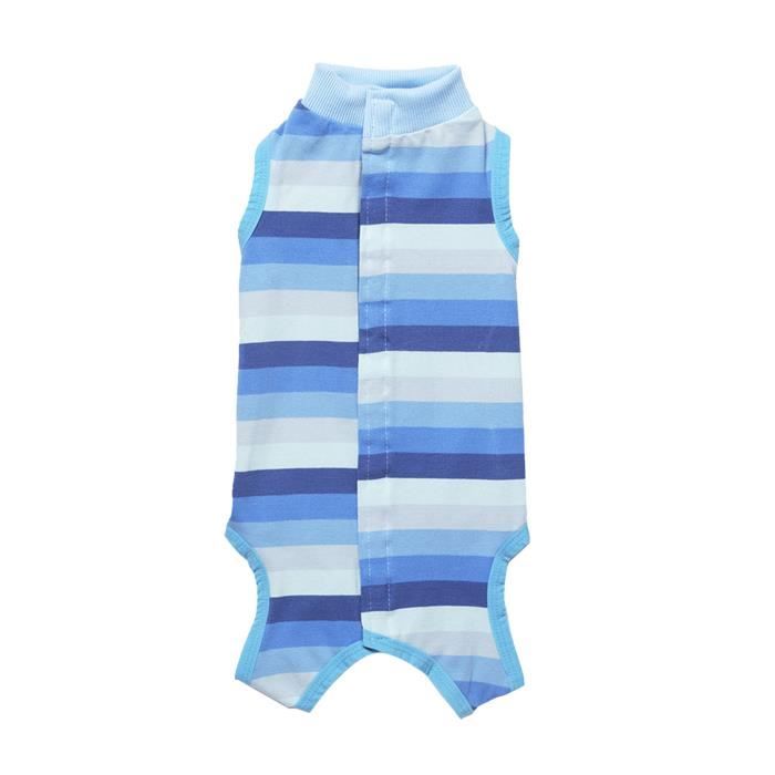 Comparer les prix de Combinaison de récupération pour chien - VVIKIZY - Bleu - Élastique - Ajustable - Confortable