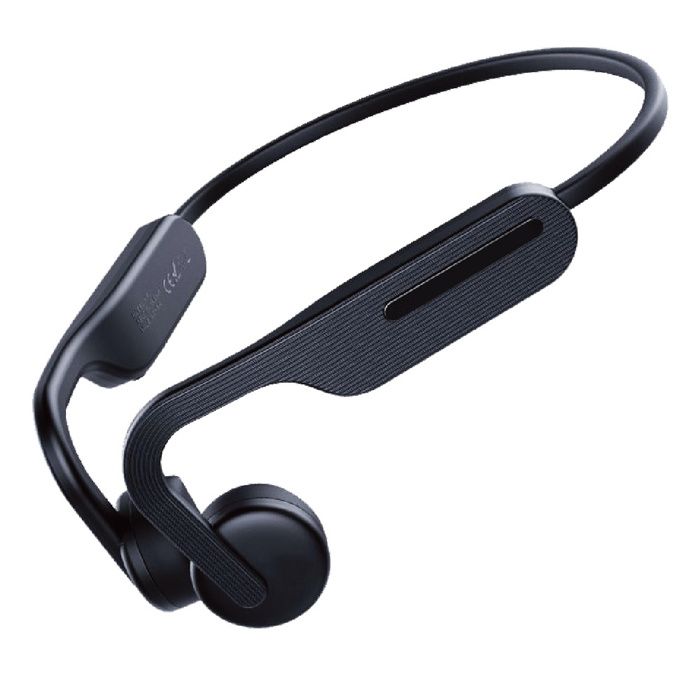 Ecouteurs sans-fil à la conduction osseuse AVIRA IP5 BT V5.0 batterie rechargeable autonomie 6h usb-c noir