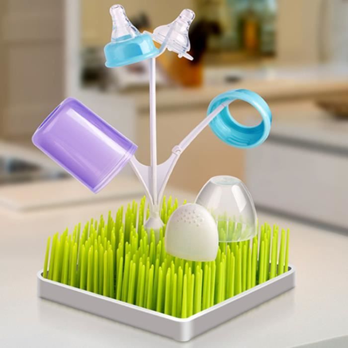 Égouttoir à Biberons Avec Bac De Drainage Amovible - Organisateur Et Rangement Pour Cuisine Ou Chambre De Bébé | Dimensions 31.5x25.5x25 Cm