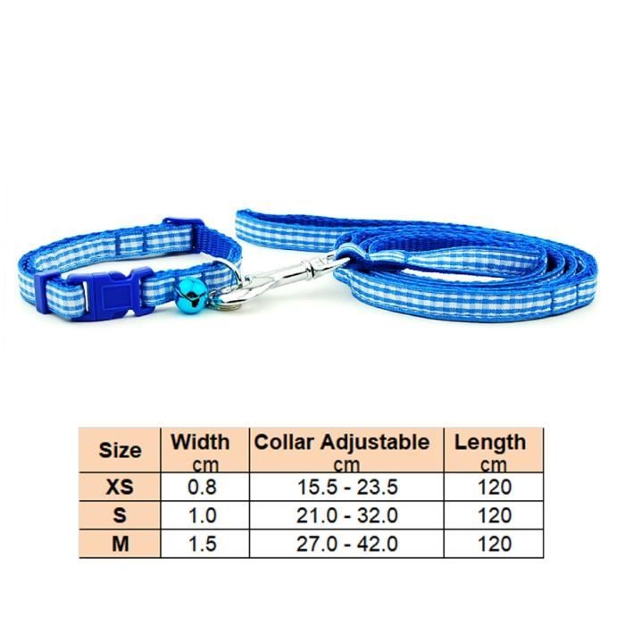 NAMSAN Collier Pour Chien 2 En 1 Avec Laisse Enroulable - Collier