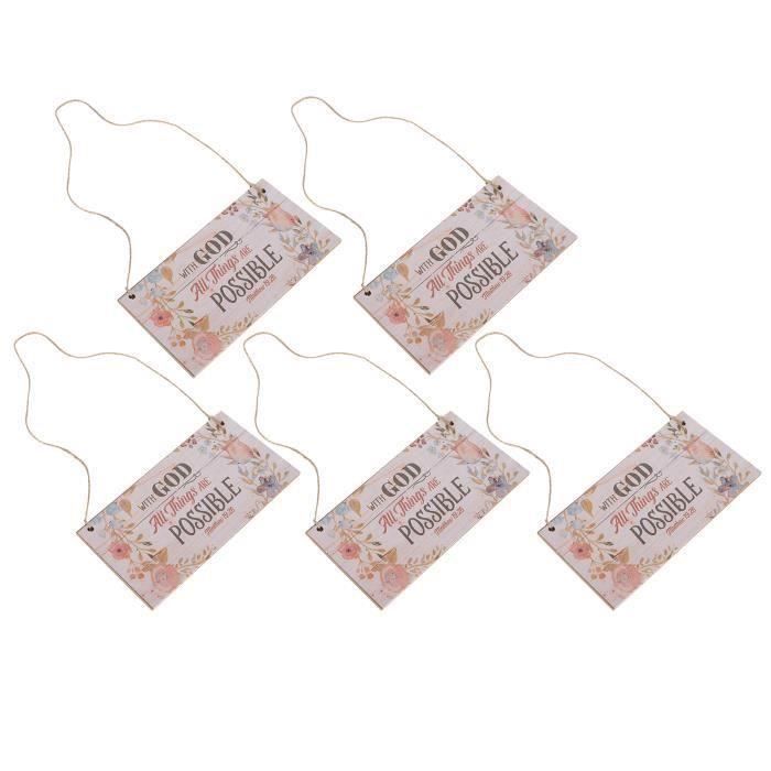 Ornements De Table Et Pendentifs Pâques Panneau De Porte