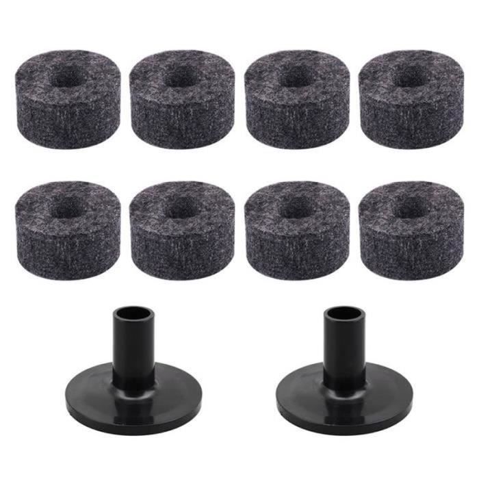 Kit De Rechange 33 Pièces Pour Cymbales De Batterie - Feutres, Manchons, écrous, Pads - Entretien Et Personnalisation