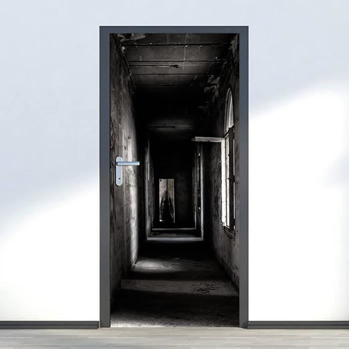 LUMOOM Décoration De Fenêtre Effrayante Pour Halloween