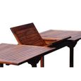 Salon de jardin - 8 personnes - LUBOK - Concept Usine - Teck huilé - Table Rectangle - 8 chaises - exotique - Marron-1