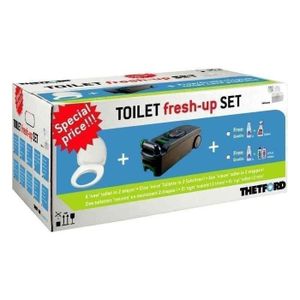 Toilette Portable Qurious_corner 12L - Pour Camping-car, Voyage, Adulte/enfant - Gris
