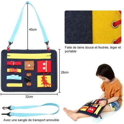 Jeu Tableau Activite Bebe Jouet M Ontessori Busy Board Panneau Educatif Garcon Jouet D Activite Pour Motricite Fine Jouet Sensoriel Cdiscount Jeux Jouets