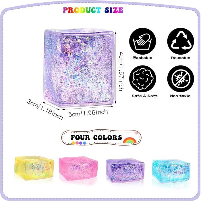 Cube Balle Anti Stress - Marque - Modèle - Matériau TPR - Confortable et Doux - Jeux - Jouets Cube Balle Anti Stress - Marque - Modèle - Matériau TPR - Confortable et Doux - Jeux - Jouets