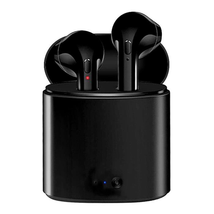 Écouteur Micro casque Oreillette Bluetooth Audio sans fil TWS I7S pour  iPhone 11 Pro Couleur Blanc - Marque Yuan Yuan